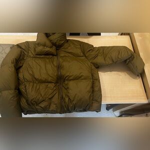 Zara khaki bomber jacket in size XL